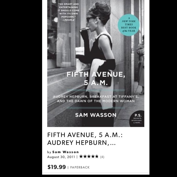 Fifth avenue, 5 am book SOLD - Picture 3 of 3